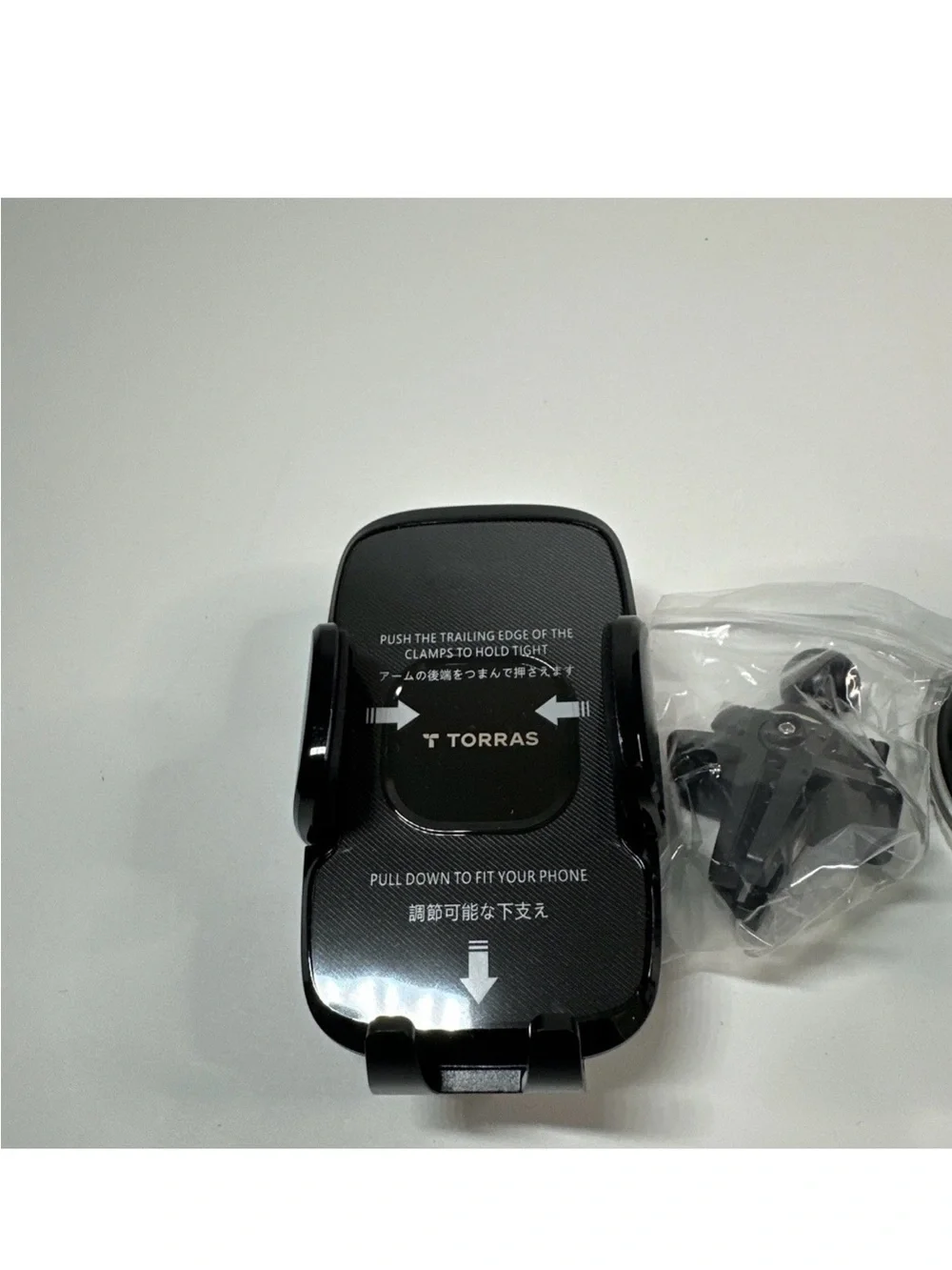 Black Car Phone Mount - Magnetic Dashboard/Visor Holder